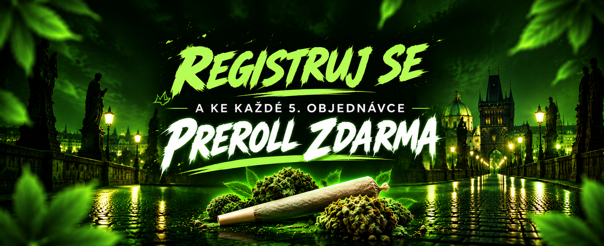 Registruj se a získej preroll zdarma ke každé 5. objednávce